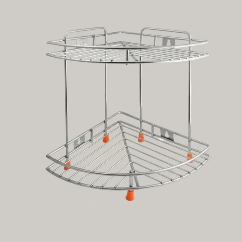 Dish Drainer Kitchen Rack Stainless Steel Kitchen Rack 2 Tier large , Multipurpose Storage Rack Steel