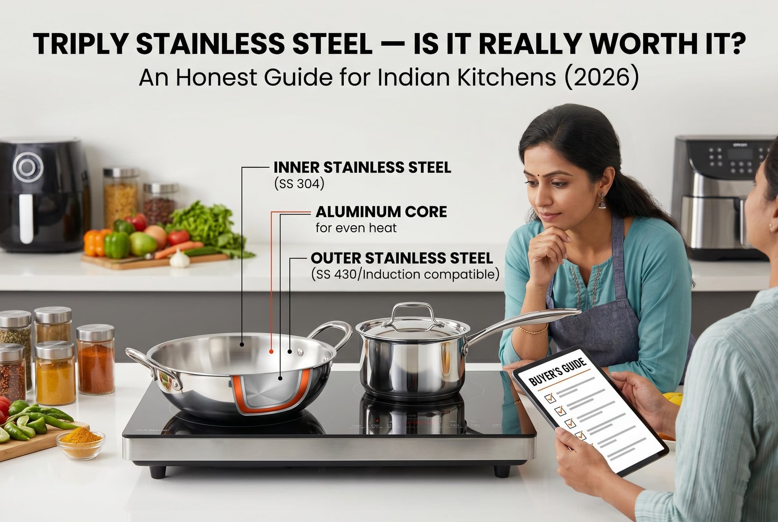 Triply Stainless Steel — Is It Really Worth It? An Honest Guide For Indian Kitchens