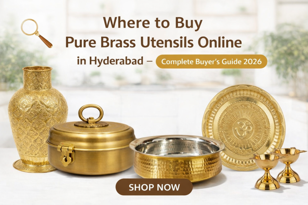 Buy Pure Brass Utensils Online in Hyderabad