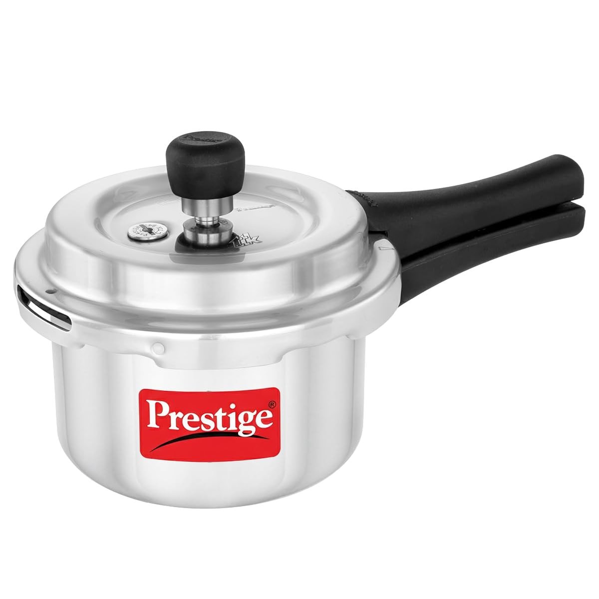 Prestige 1.5 Litre Aluminium Popular Svachh Outer Lid Pressure Cooker | Deep Lid Spillage Control | Gas Stove Compatible