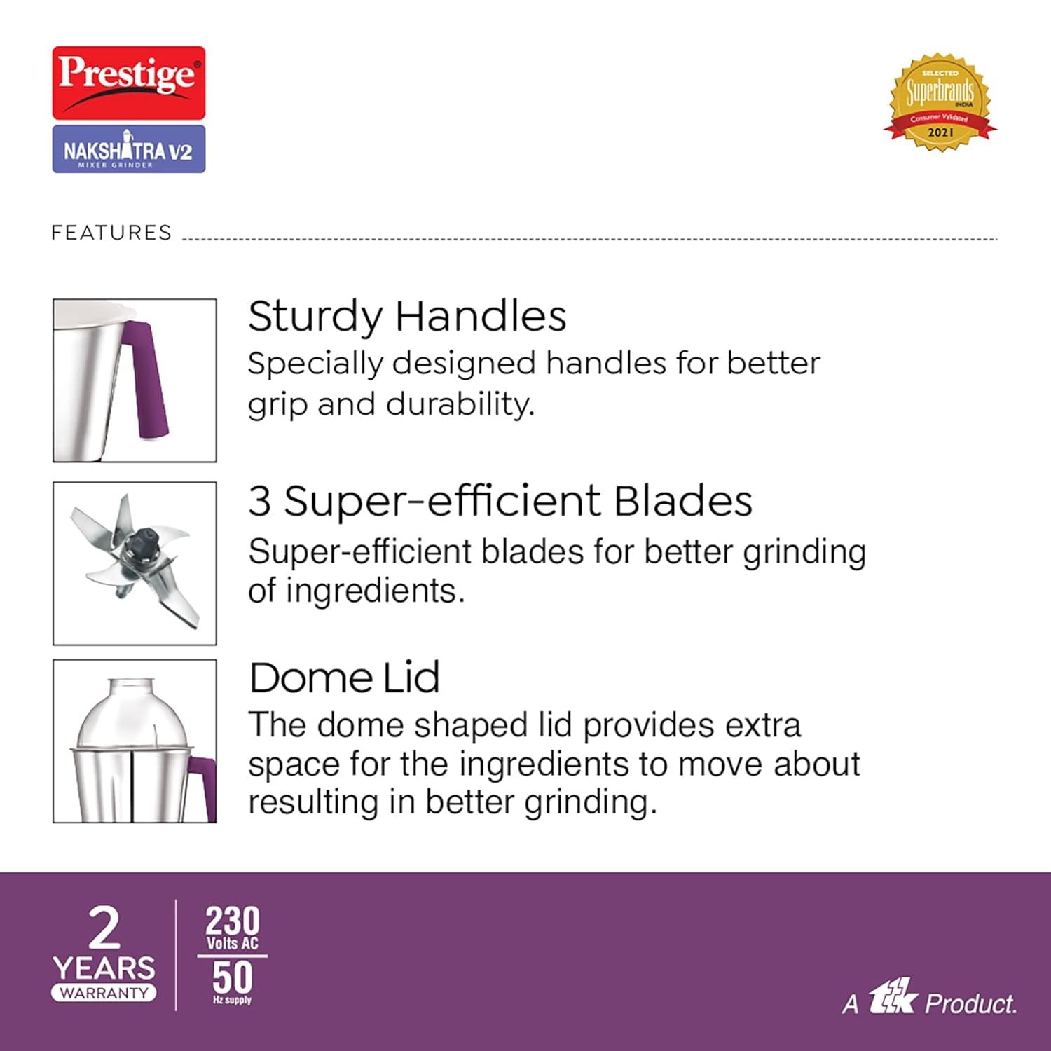 prestige mixer grinder