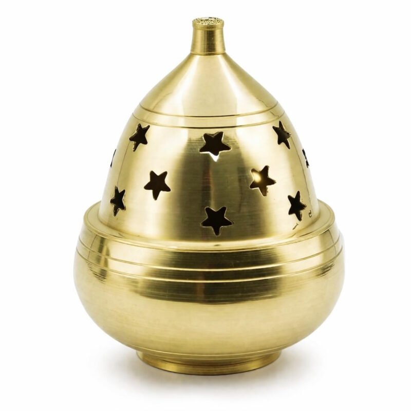 Pure Brass Kuber Goblet Diya – Decorative Brass Oil Lamp for Diwali, Wedding & Home Temple